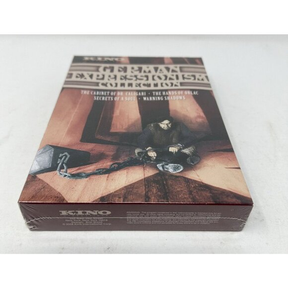 GERMAN EXPRESSIONISM COLLECTION 4 Dvd Set Cabinet Dr. Caligari Hands Orlac NEW - Picture 3 of 7